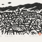 Kihei Sasajima 笹島喜平 (1906-1993), Nara, woodcut. Collection of the Kalamazoo Institute of Arts; Gift of Suzanne U. DeLano Parish in memory of her mother, Mrs. Dorothy Upjohn Dalton, 1983/4.11